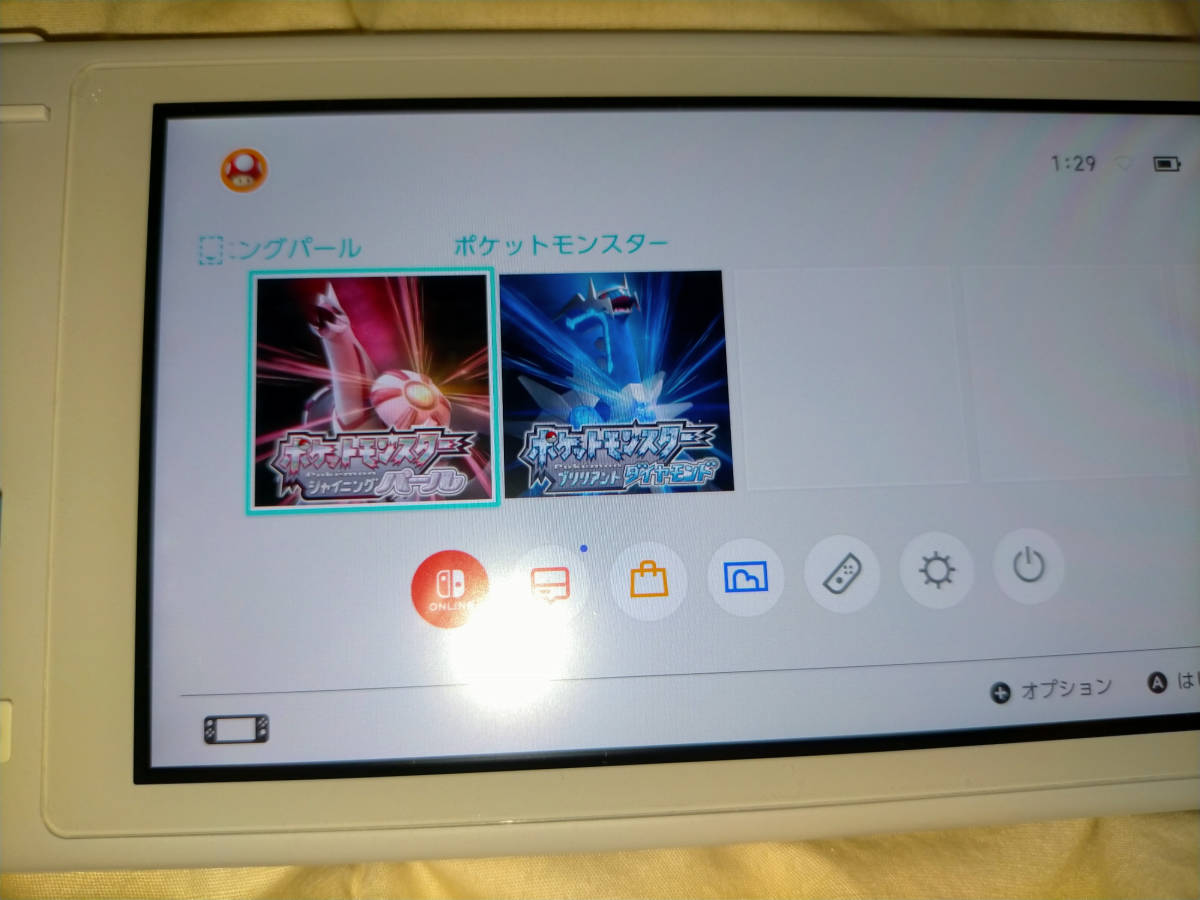 Nintendo Switch lite スイッチライト本体ターコイズ ポケモン ブリリアントダイヤモンド シャイニングパール Ver.1.1.1
