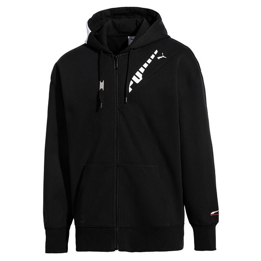 プーマ US:XS アーダーエラー フルジップフーディーブラック ADER ERROR 定価16500円 コラボ アダーエラー 黒 Ｓ相当_画像9