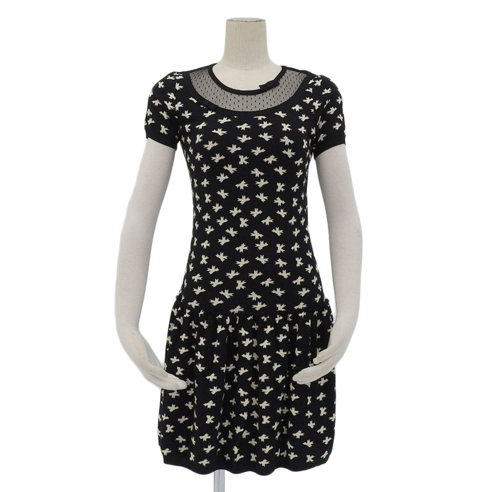 超美品 レッドヴァレンティノ RED VALENTINO 現行タグ レース切替