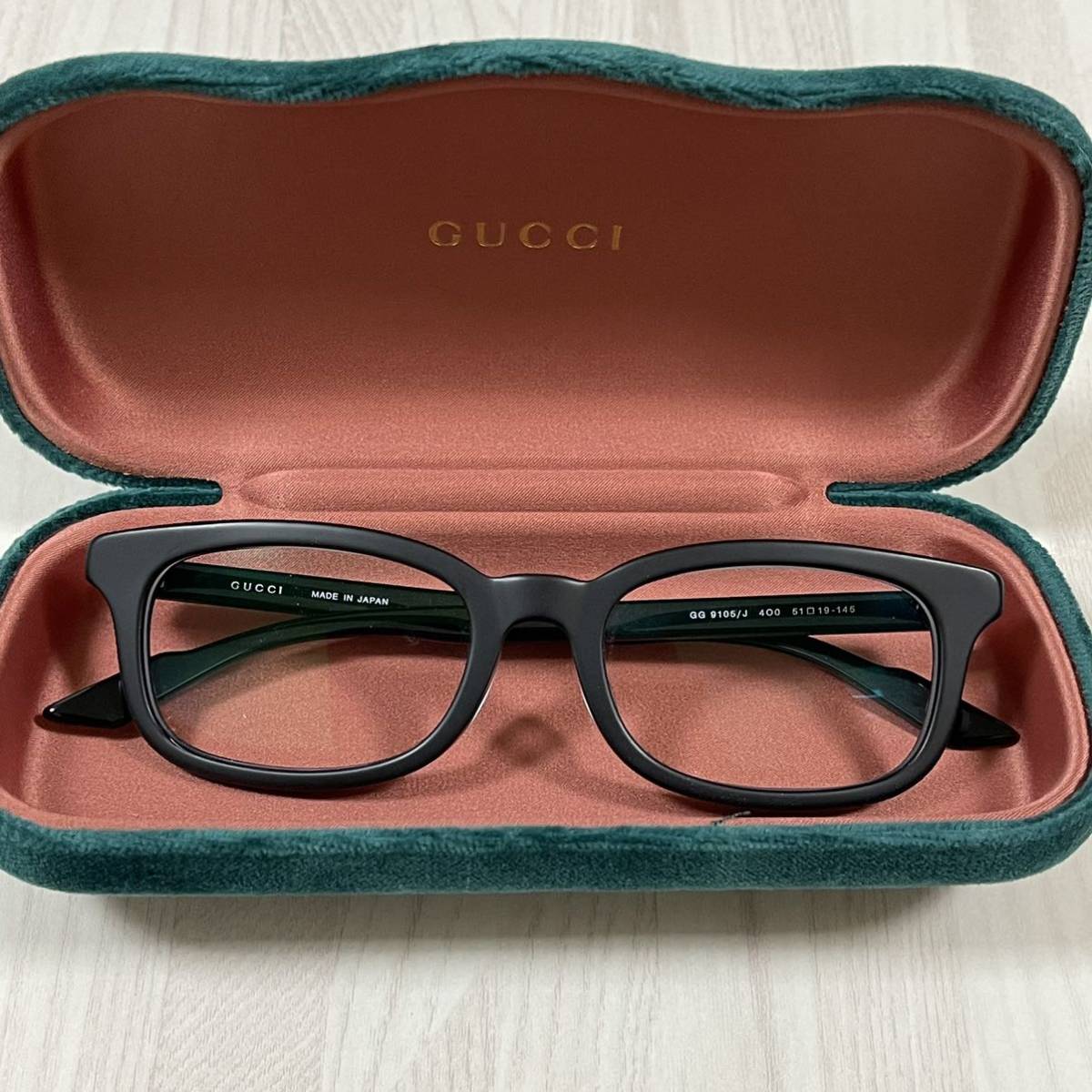 グッチ GUCCI メガネ 眼鏡 黒縁メガネ 新品 福袋 シェリーラインインターロッキングGG 期間限定お試し価格 箱付き 未使用