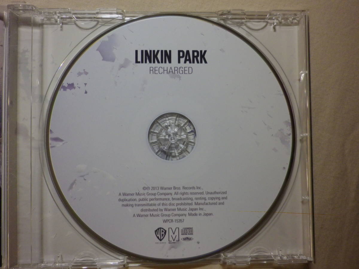 『Linkin Park/Richarged(2013)』(2013年発売,WPCR-15357,国内盤帯付,歌詞対訳付,リミックス・アルバム,A Light That Never Comes)_画像3