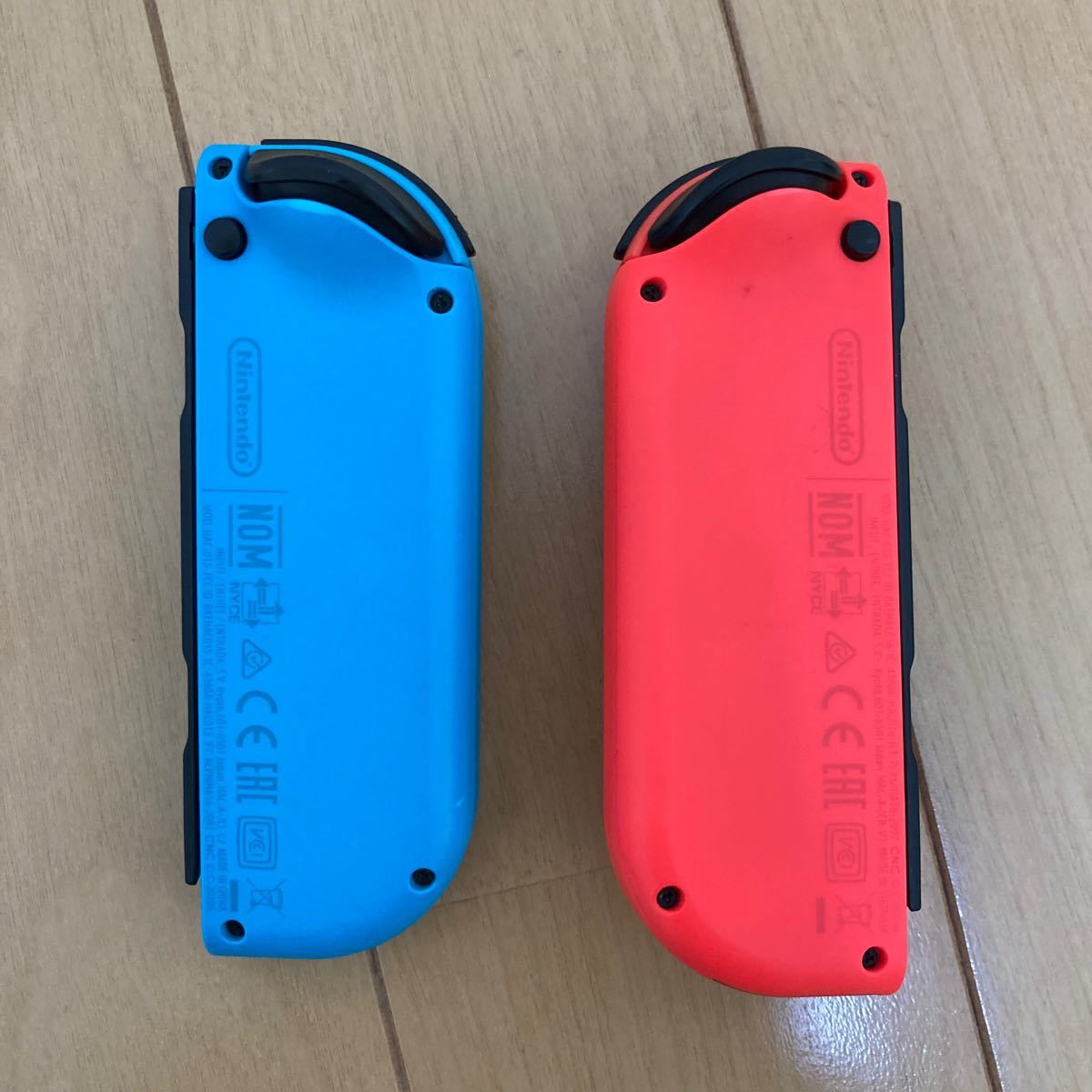 Nintendo Switch Joy-Con ネオンブルー ネオンレッド　動作確認済み　スティック新品交換済み