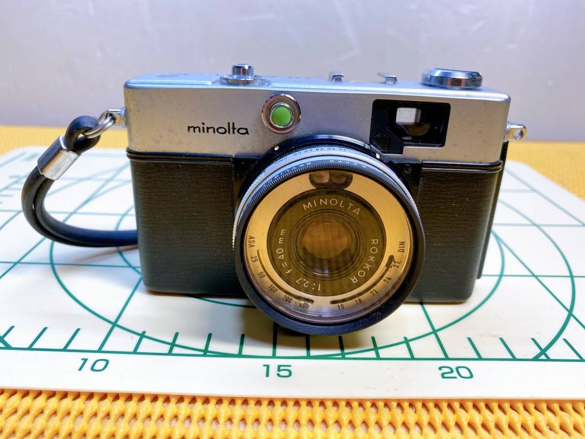 送料520円！　貴重　レトロ　minolta　ミノルタ　HI-MATIC C　613097　コンパクトフィルムカメラ　フィルムカメラ　カメラ　現状品