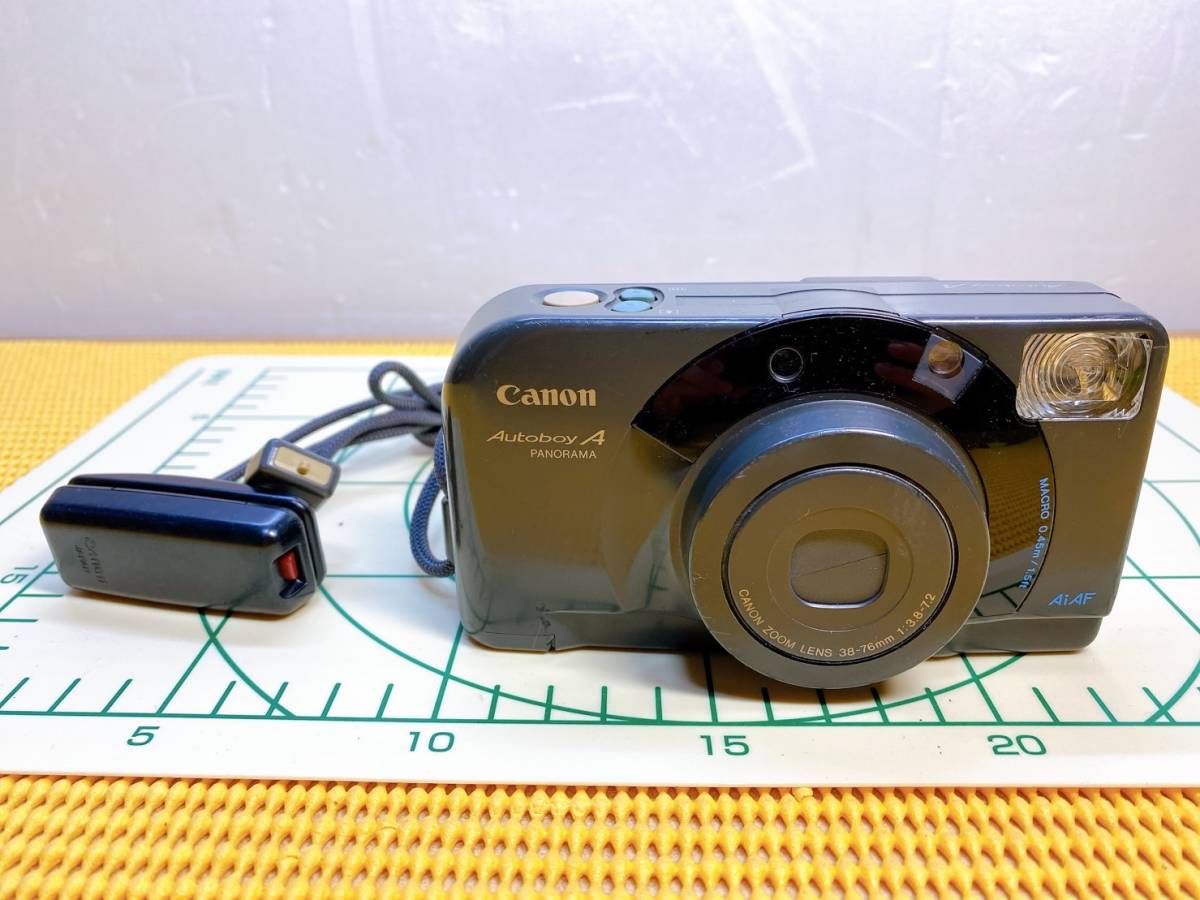 送料520円！　貴重　レトロ　Canon　キャノン　Autoboy A　パノラマカメラ　コンパクトフィルムカメラ　フィルムカメラ　カメラ　現状品