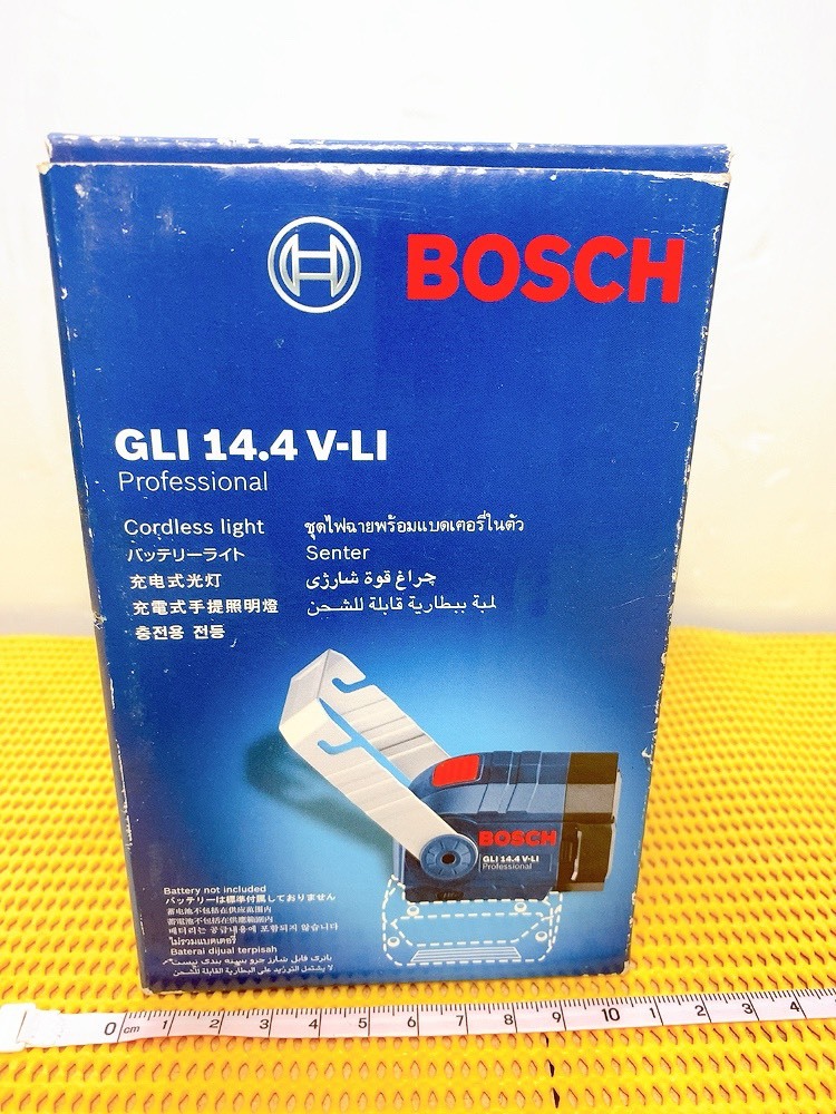 送料520円！ 未使用　開封品 貴重 BOSCH ボッシュ バッテリーライト 充電式 GLI 14.4 V-LI