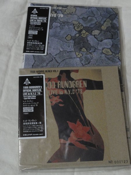 CD トッド・ラングレン　未発表音源集1弾・2弾　国内日本クラウン発売版。_画像1