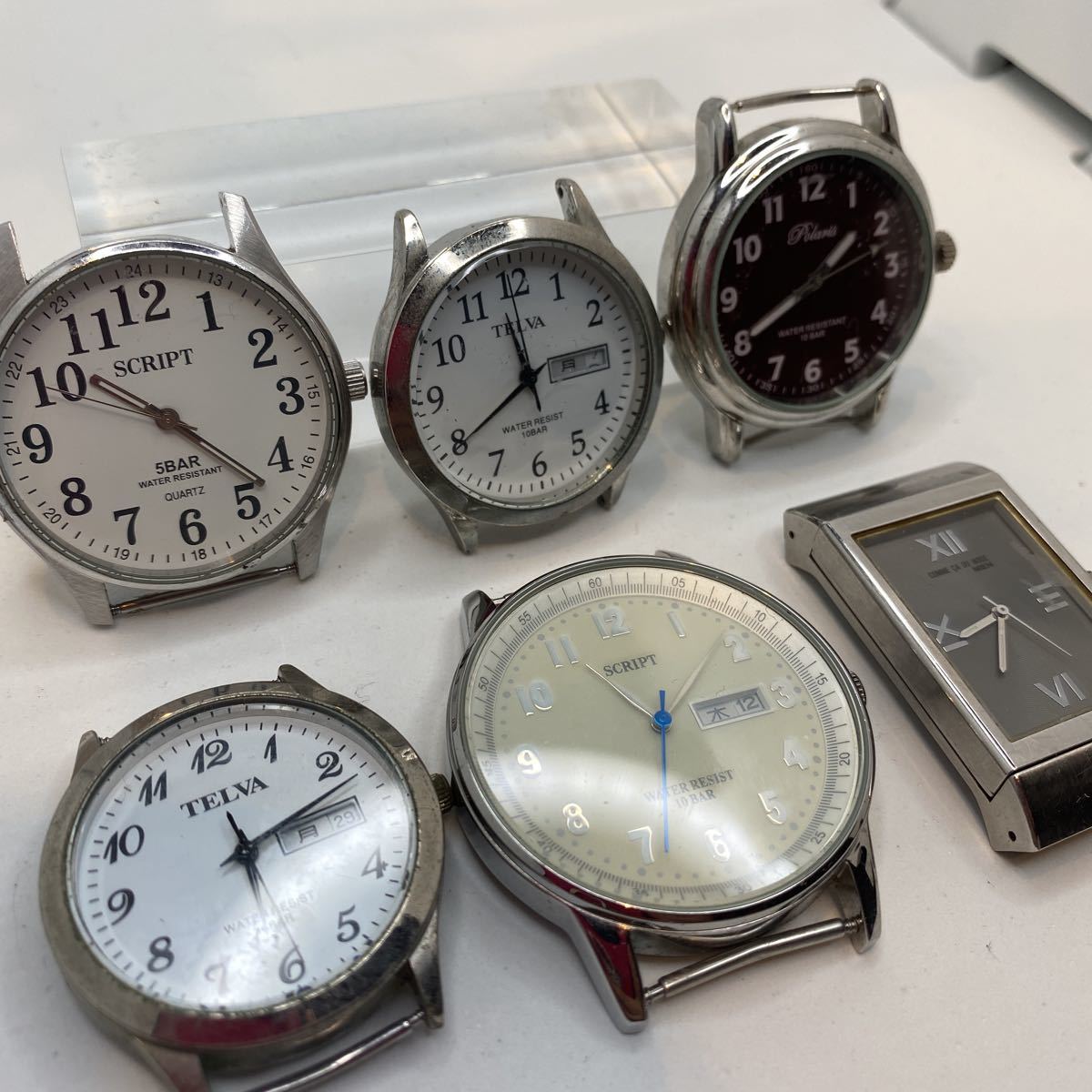 【ブランドメーカー】中古腕時計ヘッド6点セット ジャンク品　不動　部品取り用　10_画像2
