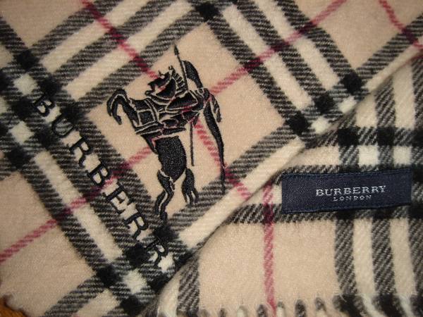 Burberry London ストール バーバリー ホース刺繍 大判ストール マフラー