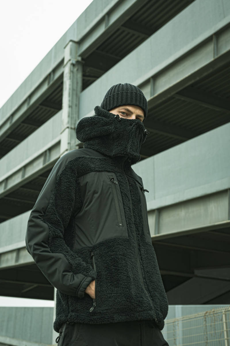 ほぼ新品MOUT RECON TAILOR マウトリーコンテーラーRecon High Loft hoodie フリースジャケット 44　フリースパーカー_画像1