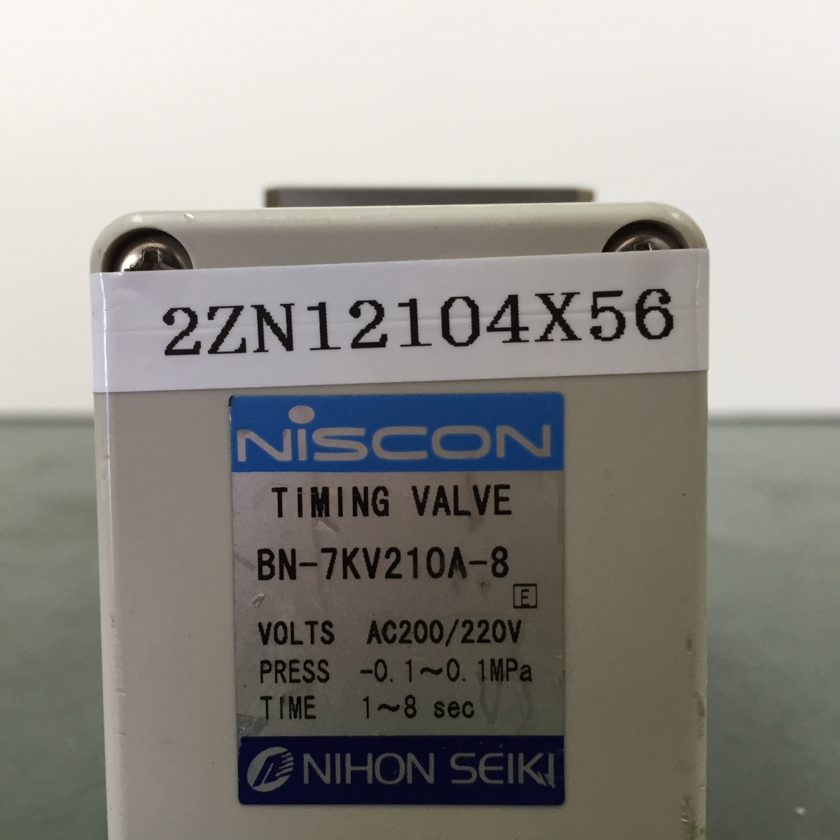 激安通販新作 NISCON 真空破壊弁 遅延真空電磁弁 BN-7KV210A-8 