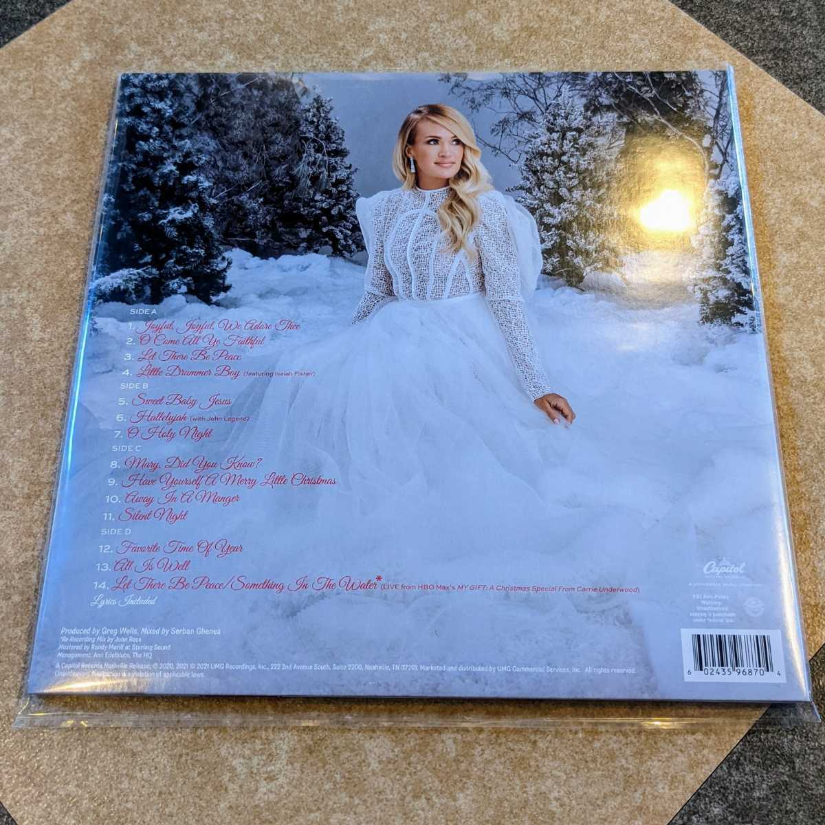 キャリー・アンダーウッド my gift 2LP クリア 新品同様 レコード_画像2