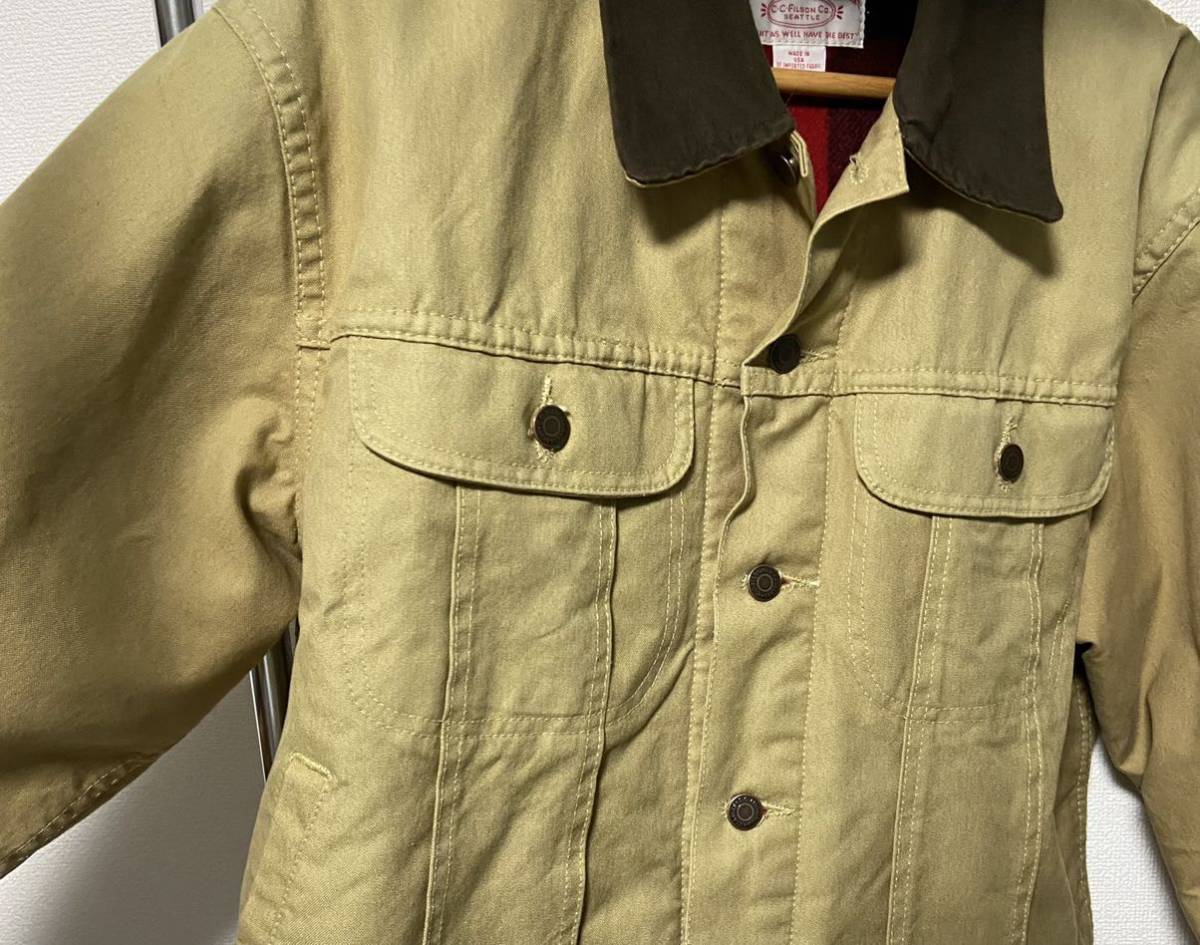 送料込み filson フィルソン チンクロス ランチジャケット 送料込み filson フィルソン チンクロス ランチジャケット