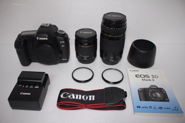 ヤフオク! - canon eos 5d mark II 標準&望遠ダブルレンズセ