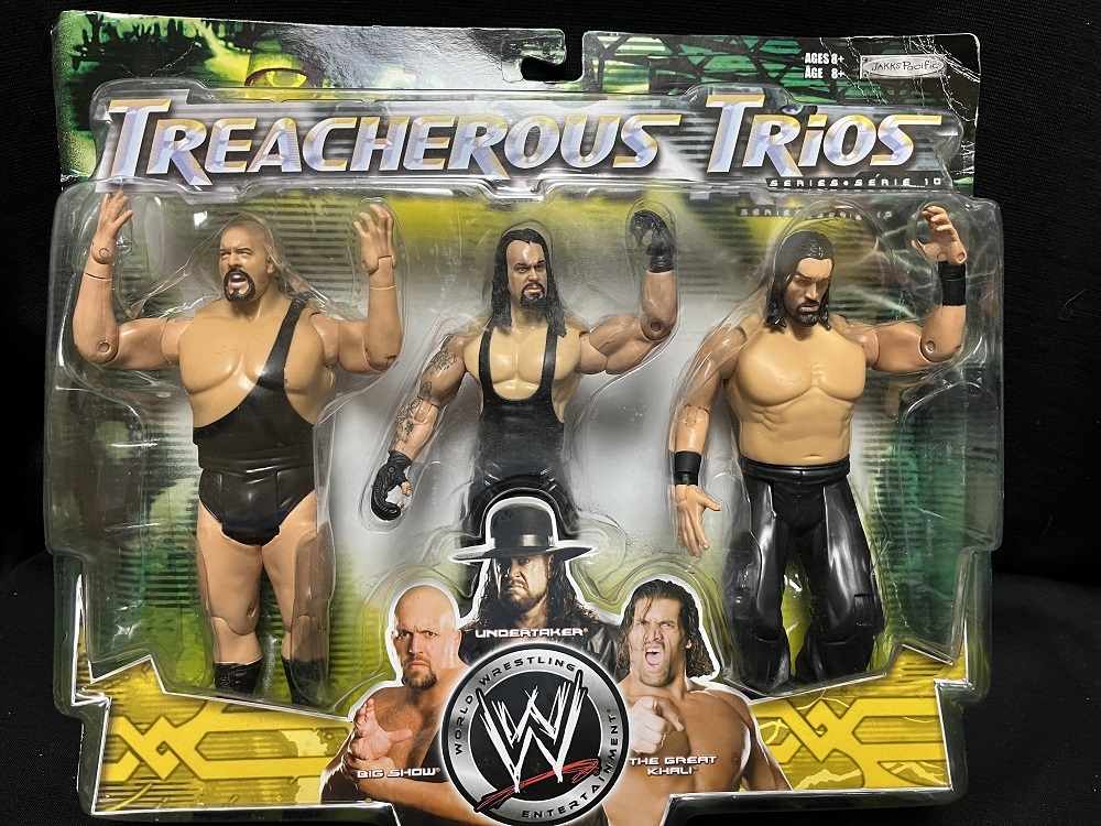 JAKKS:WWE Treacherous Trios 3Pack Series 10 ビッグ・ショー、アンダーテイカー&グレート・カリ(未開封品) - プロレス、格闘技 JAKKS:WWE Treacherous Trios 3Pack Series 10 ビッグ・ショー、アンダーテイカー&グレート・カリ(未開封品) - プロレス、格闘技