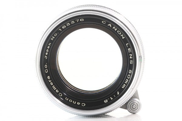 Canon キャノン 50mm F/1.8 Leica Lマウント クロームレンズ 単焦点
