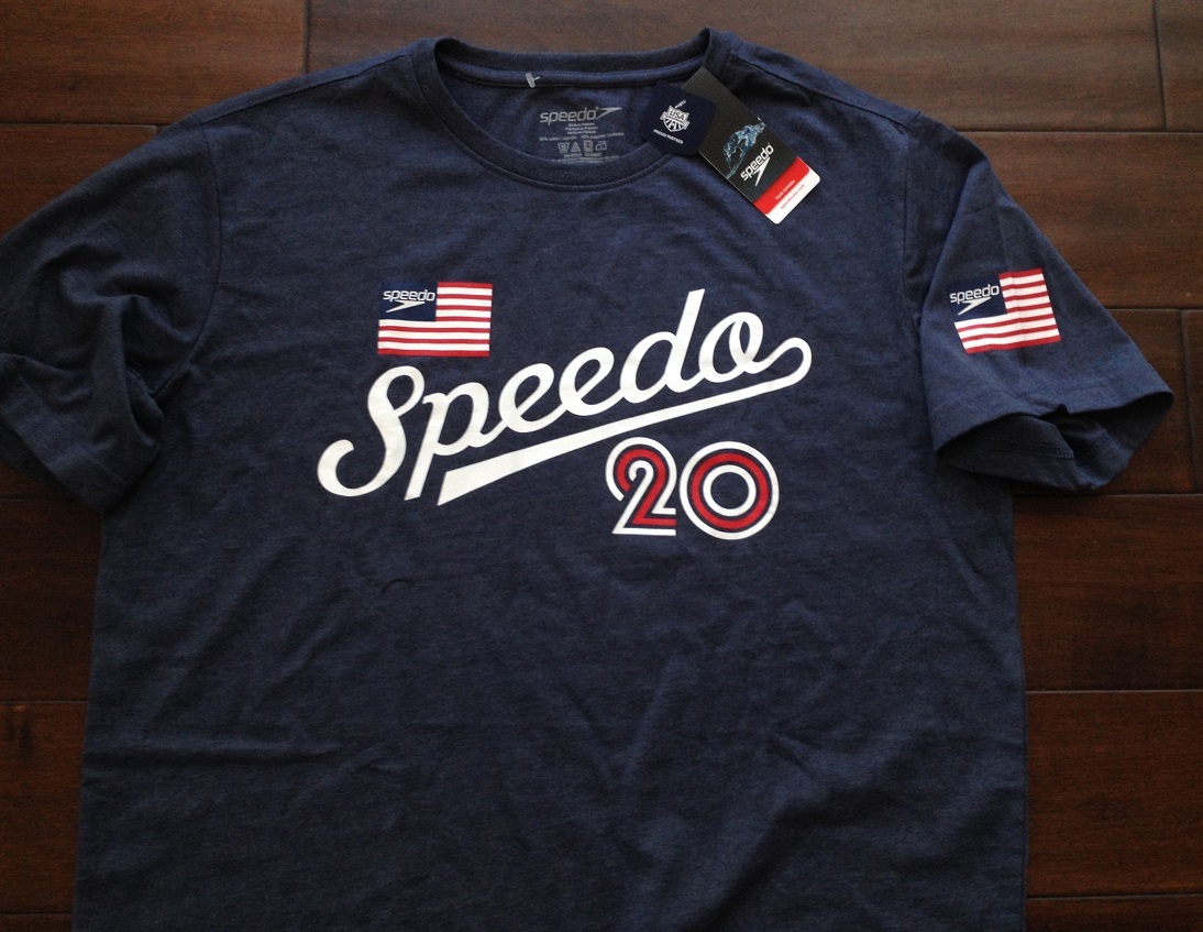 【既決USA】SPEEDO ・ スピード@完売胸元胸元&背中&袖【SPEEDO 20】ロゴ入半袖Tシャツ【SPEEDO USA Swimming Logo Graphic T-Shirt】 @2XLの画像3