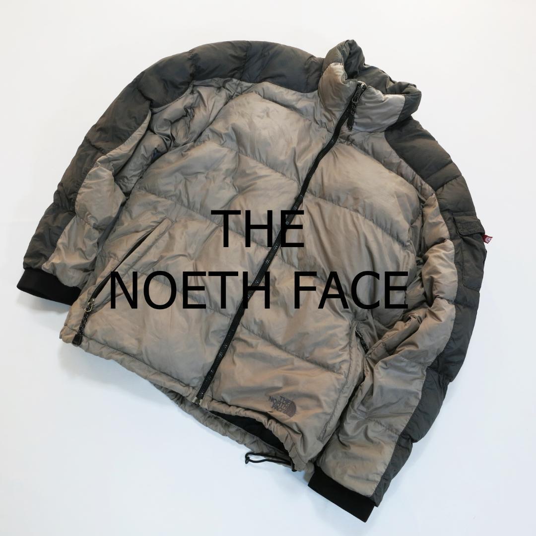 THE NORTH FACE ノースフェイス ダウンジャケット サイズL グレー 胸ロゴ フルジップ ポケット 4374 cdeg7nJzBCDFIPRZ-38643 Lサイズ
