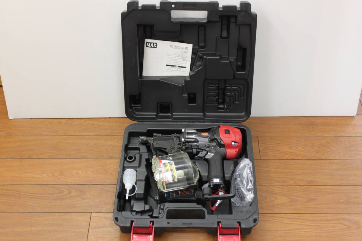 MAX 75mm 高圧コイルネイラ HN-75N3(D) スーパーネイラ 釘打ち機