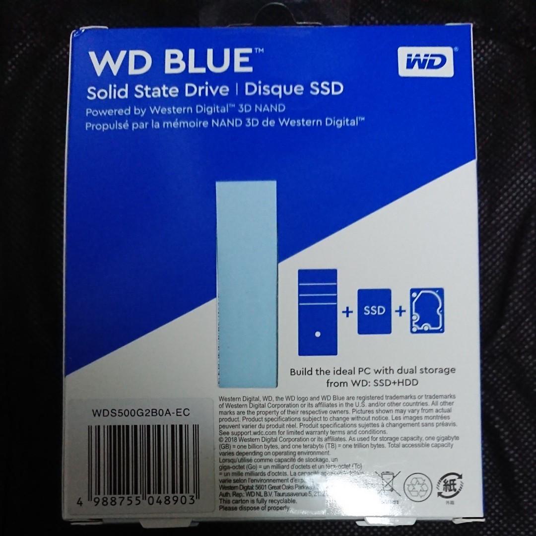 Western Digital WDS500G2B0A SSD BLUE SATA