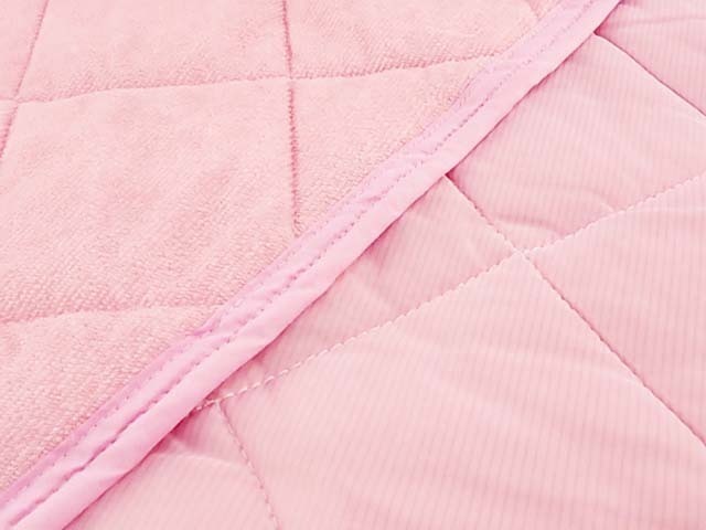  mattress pad reversible contact cold sensation towel cloth . sweat speed . single width 100x205cm pink 