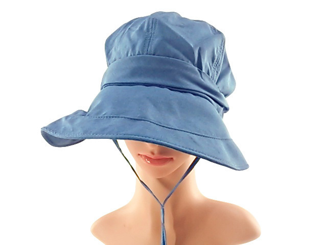 UVキャスケット帽子 小顔 遮熱 1級遮光 消臭 吸水速乾 メッシュ サックスブルー 送料250円 夏_画像1