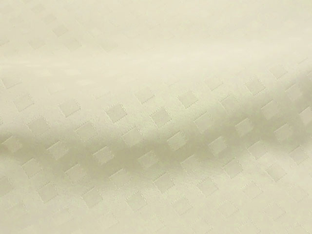 ドレープカーテン 1級遮光 遮熱 2枚 幅100x180cm ブロック柄 アイボリー系_画像2