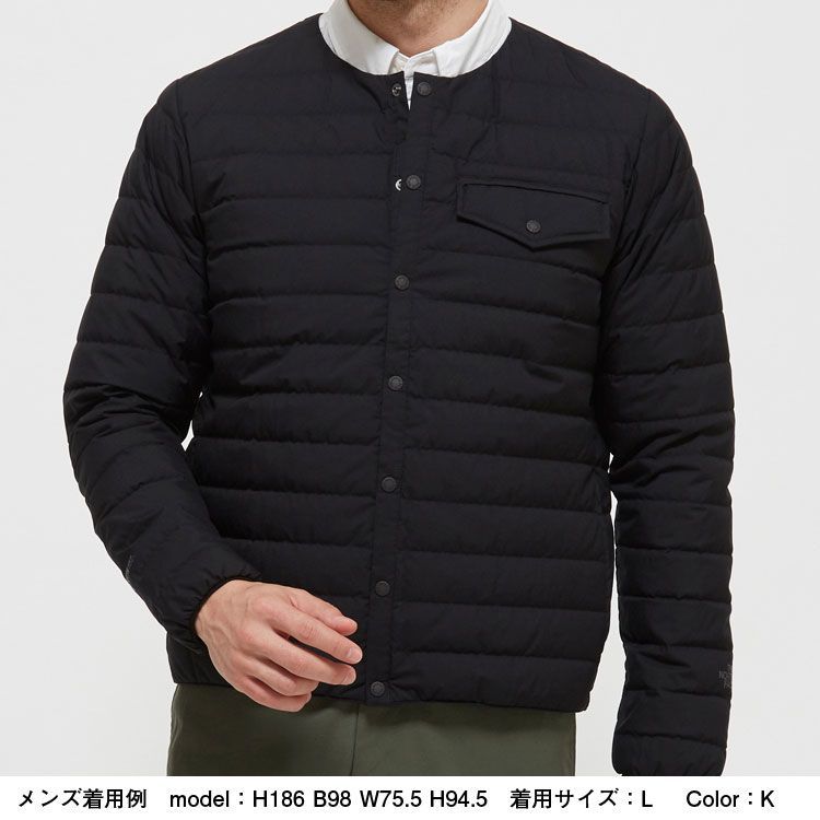 在庫限り】 黒 M ノースフェイス ND91962 M K/ブラック Cardigan Shell