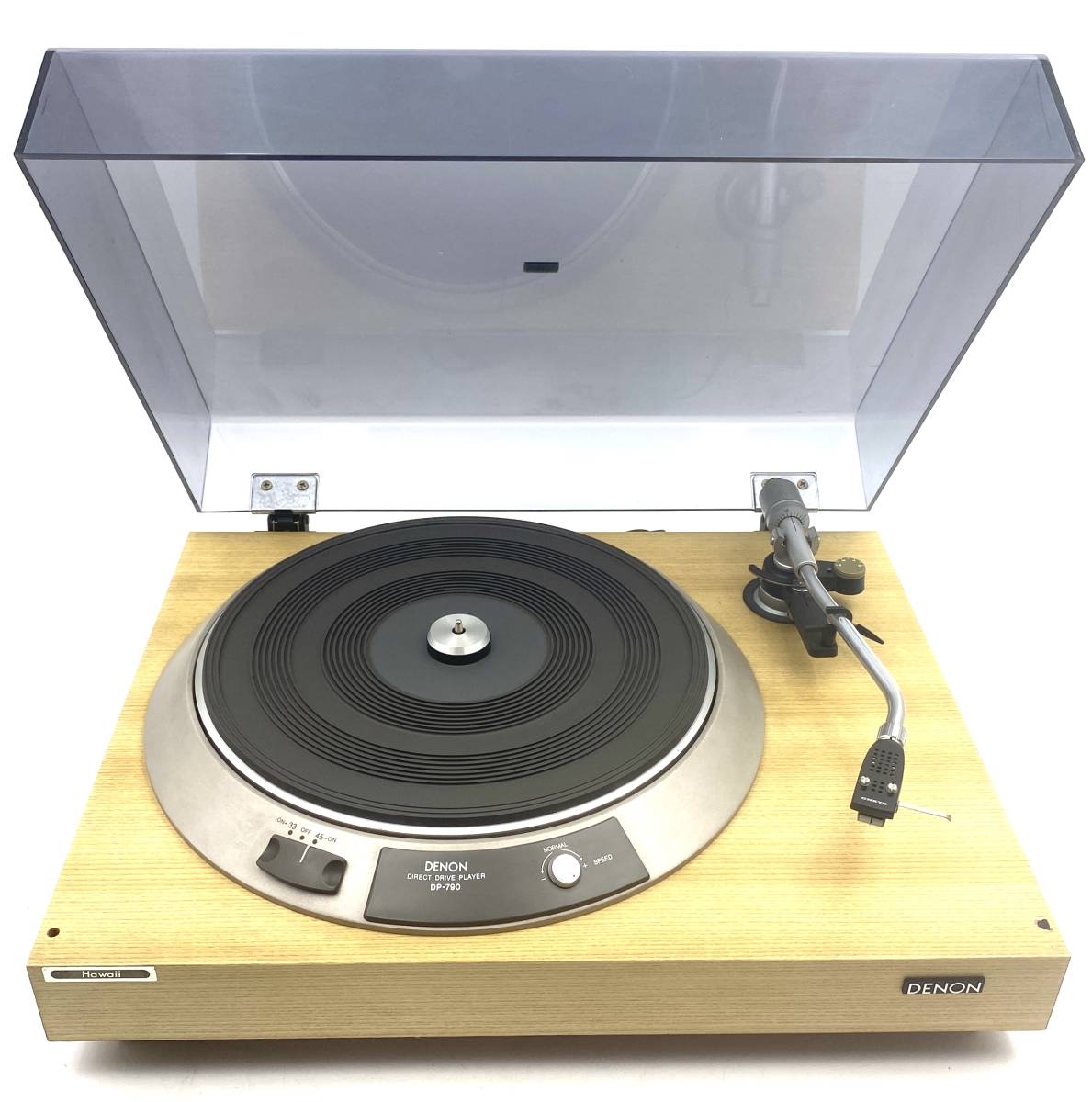 動作極美品】 DENON デノン DP-790 レコードプレーヤー ダイレクト