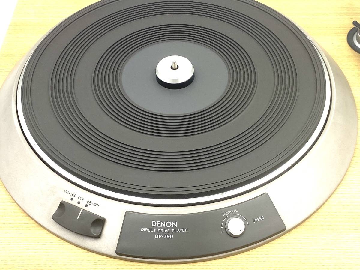 動作極美品】 DENON デノン DP-790 レコードプレーヤー ダイレクト