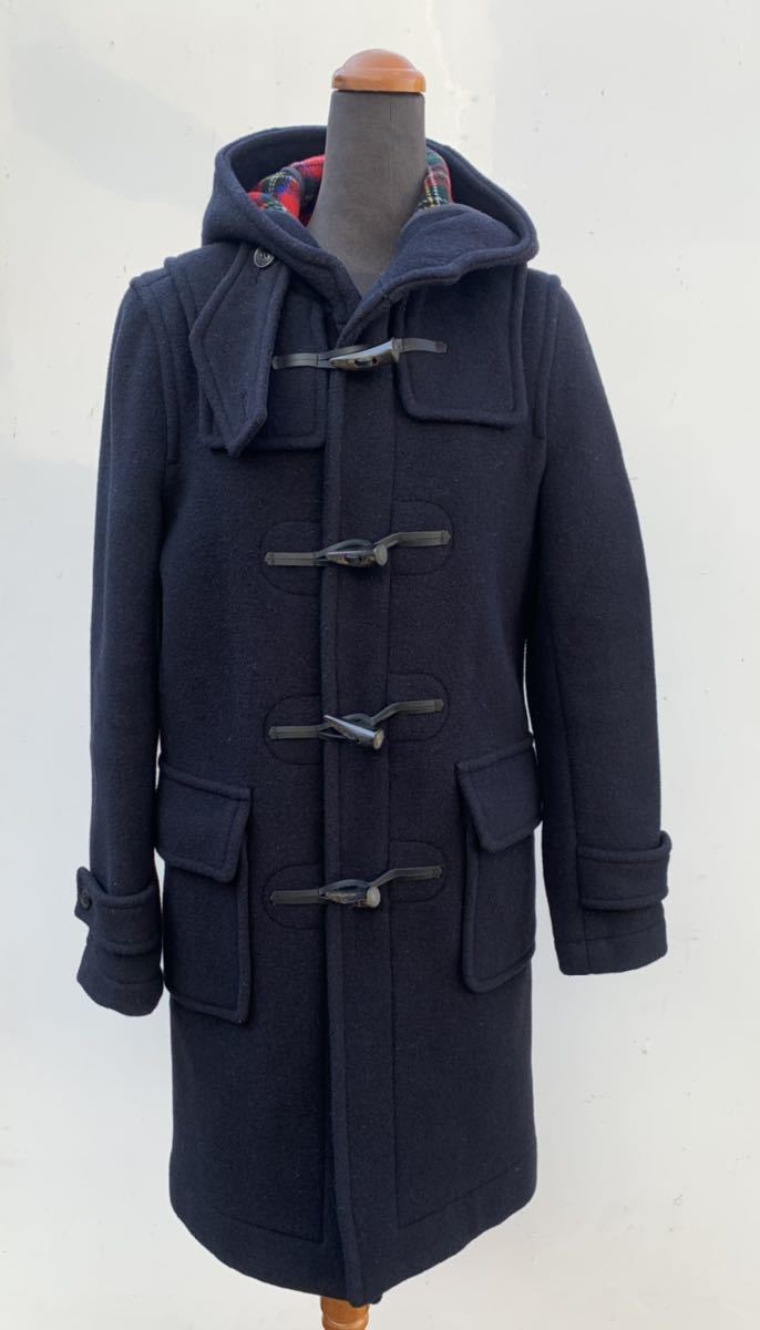 [ beautiful goods ][ England made ]LONDON TRADITION×URBAN RESEARCH special order ERICA LONG duffle coat [34] navy London tiger tishon×UR