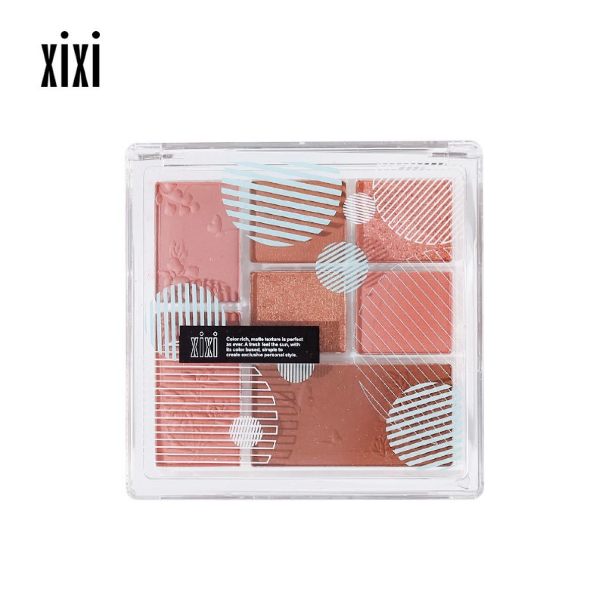 XiXi eyeshadow 7色アイシャドウパレット # 2 pink