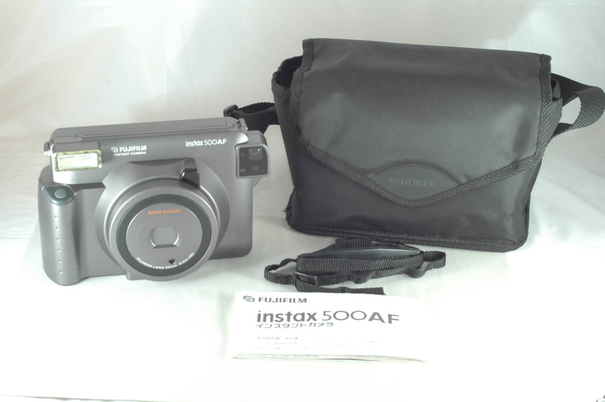 ☆新品級☆ FUJIFILM instax 500 AF INSTANT CAMERA ☆完動品☆ 富士