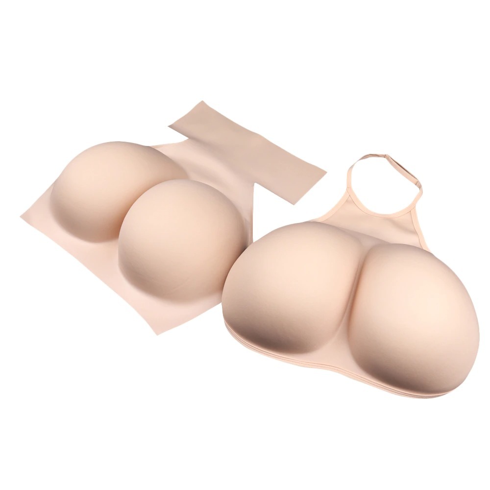 2タイプから選べる おっぱい バストアップ 偽乳 人工乳房 コスプレ 乳房 パッド スポンジ 女装 トランスジェンダー 胸 巨大な胸：op2