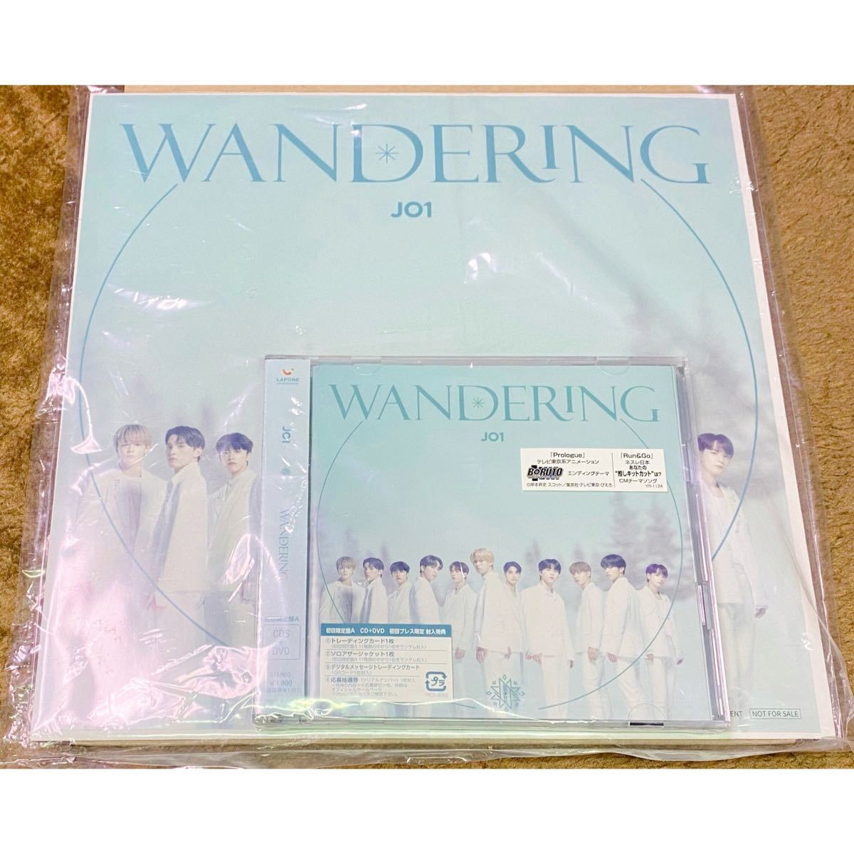 【メガジャケ付】WANDERING/JO1 (初回限定盤A) CD+DVD