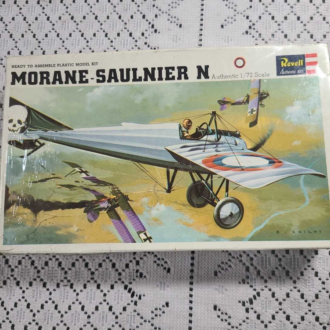 長期自宅保管品　MORANE-SAULNIER N モラーヌ　ソルニエ　1/72 Revell プラモ　プラモデル　未組立 未開封　レトロ　当時物　おうち時間_画像1