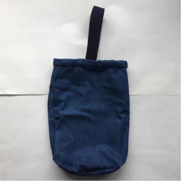  shoes case on shoes inserting reversible Denim navy blue color man hand made go in . go in ..*