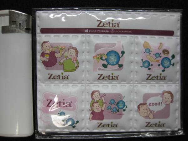 $ 非売品 Zetia バイエル薬品 マグネット シュリング・ブラウ $_画像1