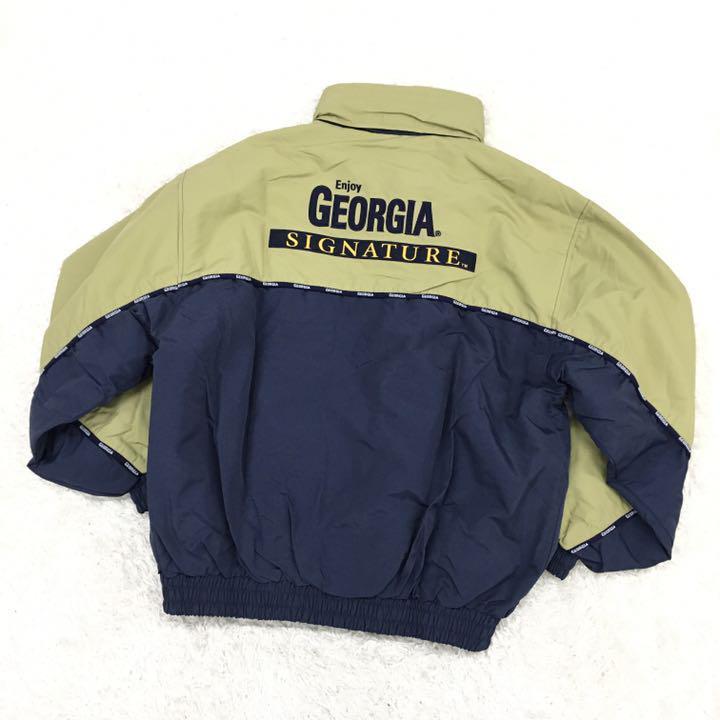 おしゃれ】 GEORGIA 中綿ジャケット ミズノ製 防寒着 保温ブレスサーモ Fサイズ GEORGIA 中綿ジャケット ミズノ製 防寒着 保温ブレスサーモ Fサイズ