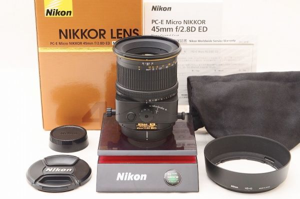 ☆極上美品☆ Nikon ニコン 最高 PC-E Micro NIKKOR 購買 45mm D F2.8 元箱 付属品 ♯21121610 ED