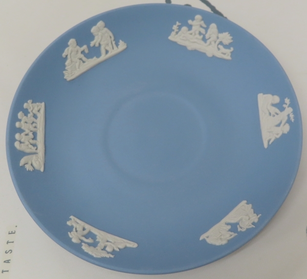 ☆WEDGWOOD/ウェッジウッド ジャスパー コーヒーカップ＆ソーサー 未使用 シミあり♪_画像6