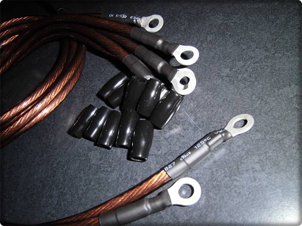  new goods all-purpose earthing kit wire only black very thick heat-resisting OK