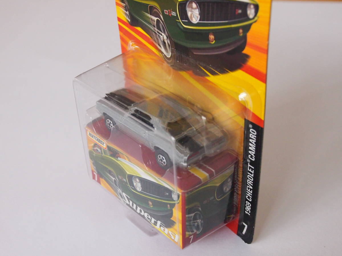 MATCHBOX マッチボックス Superfast 7　1969 CHEVROLET CAMARO 2005年製_画像3