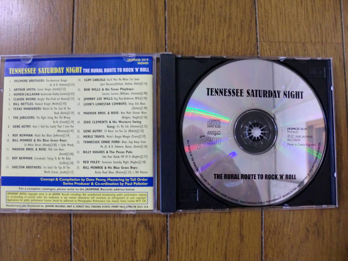 【CD】V.A. TENNESSEE SATURDAY NIGHT テネシー・サタデイ・ナイト 2000 JUSMIN Delmore Brothers , Arthur Smith , Maddox Brothers 他_画像2