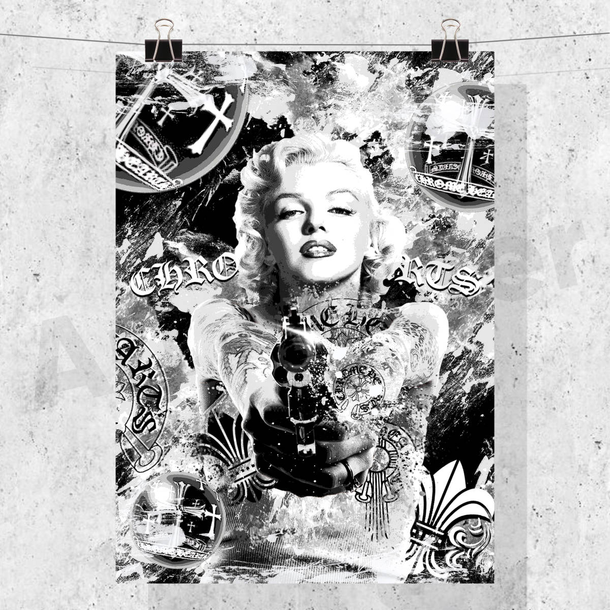 誠実】 Grysonアート2.5Lオードリーヘップバーンパロディオマージュアート - アート/写真 - www.smithsfalls.ca