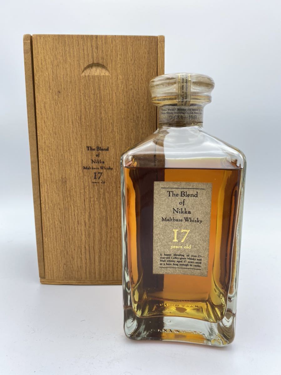 未開栓】NIKKA ザ・ブレンド・オブ・ニッカ 17年 660ml 45% 木箱付き