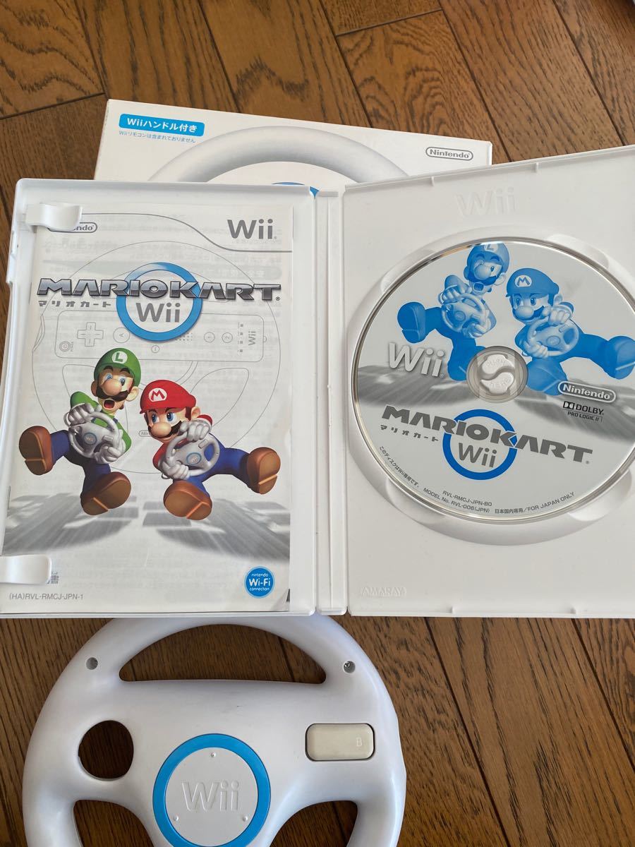 マリオカートWii Wii ハンドル付き