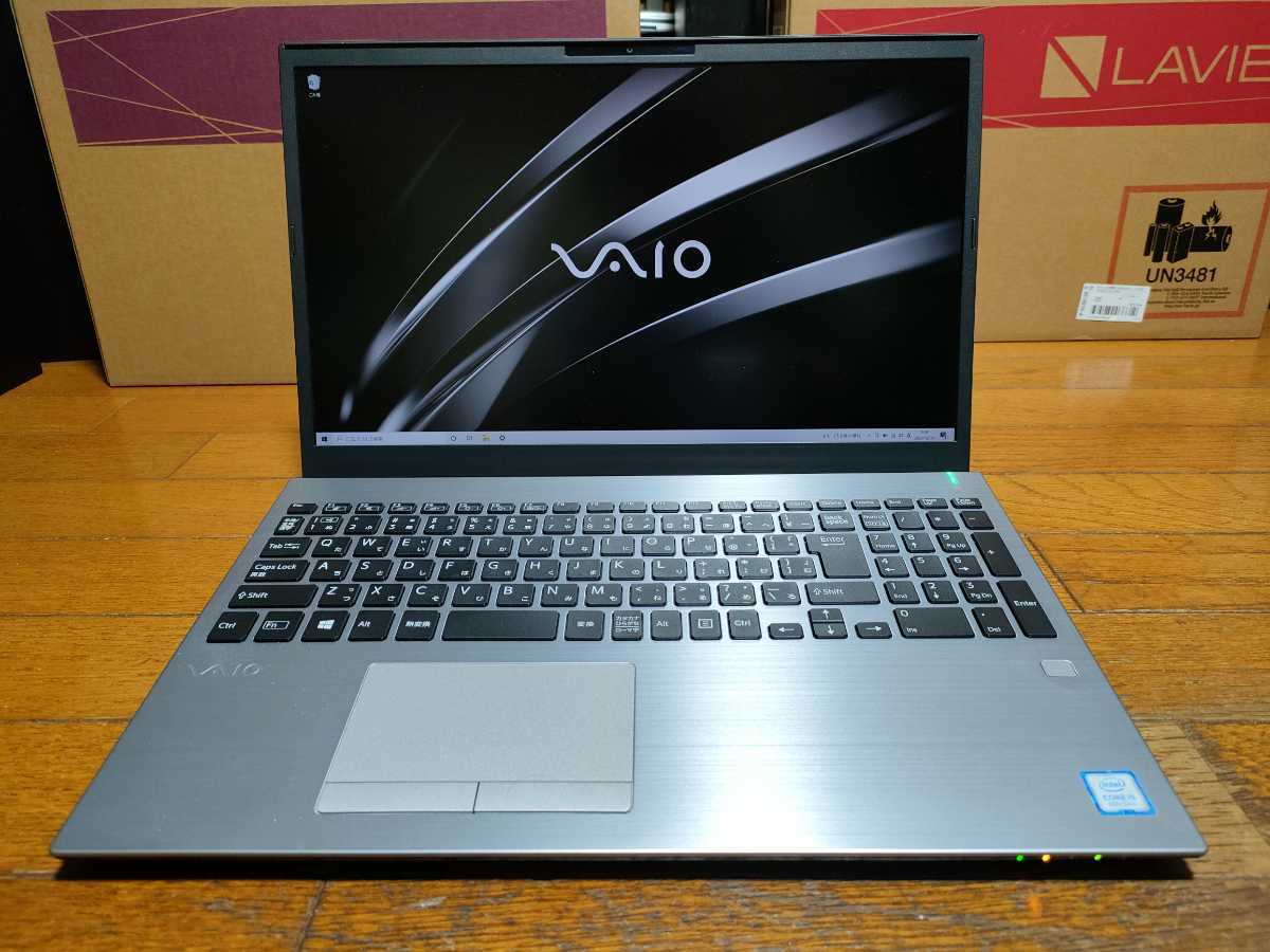 美品 VAIO株式会社 VAIO S15 VJS153C11N Core i5-8300H クアッドコア メモリー16GB SSD256GB+HDD1TB DVDドライブ office2019