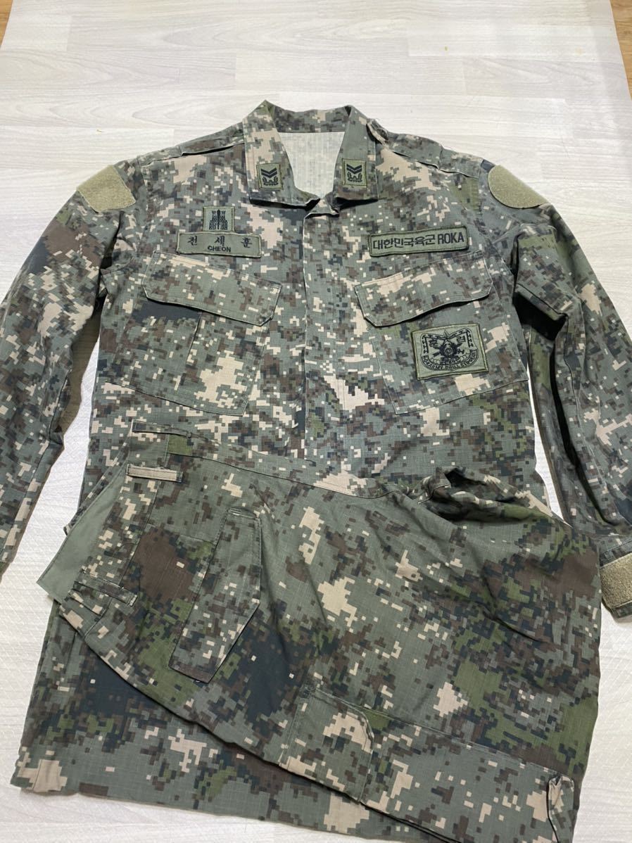 Yahoo!オークション - 韓国 韓国軍 デジタル迷彩 上下 陸軍 Yahoo!オークション - 韓国 韓国軍 デジタル迷彩 上下 陸軍