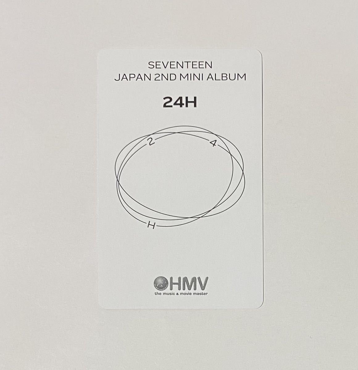 SEVENTEEN ウジ 24H HMV 特典 トレカ WOOZI Photocard(男性タレント