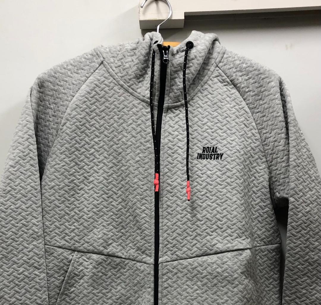 ROIAL(ロイアル)『KnexTech Full Zip Hoodie』H.GRAY M_画像2